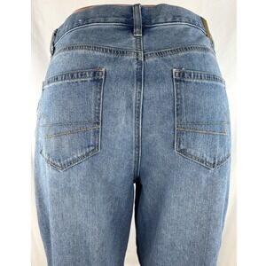 American Eagle "Mom Jean" High Rise Size 12 in Mid Blue Wash